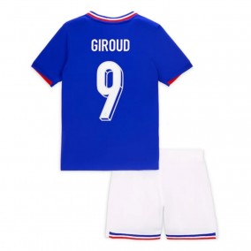 Prima Maglia Francia Giroud 9 Euro 2024 Bambino